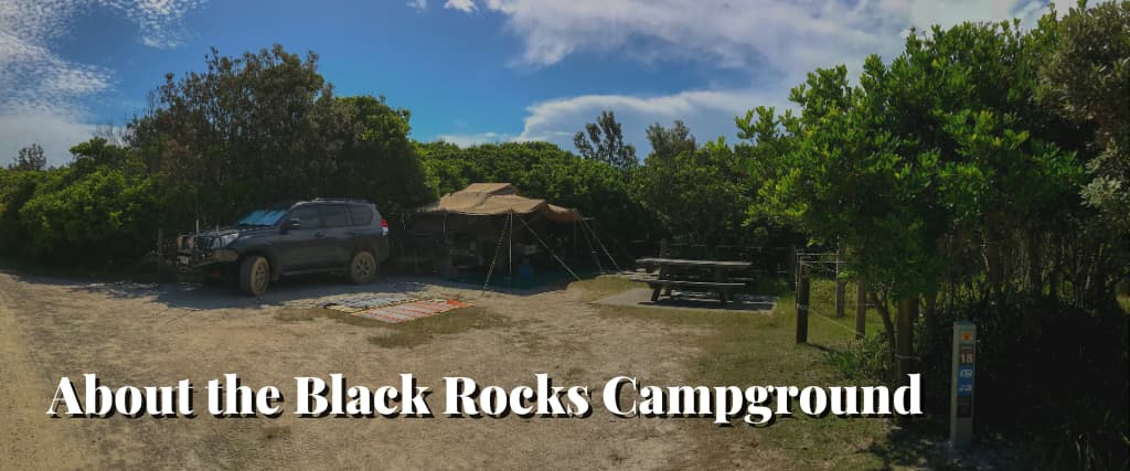 About the Black Rocks Campground