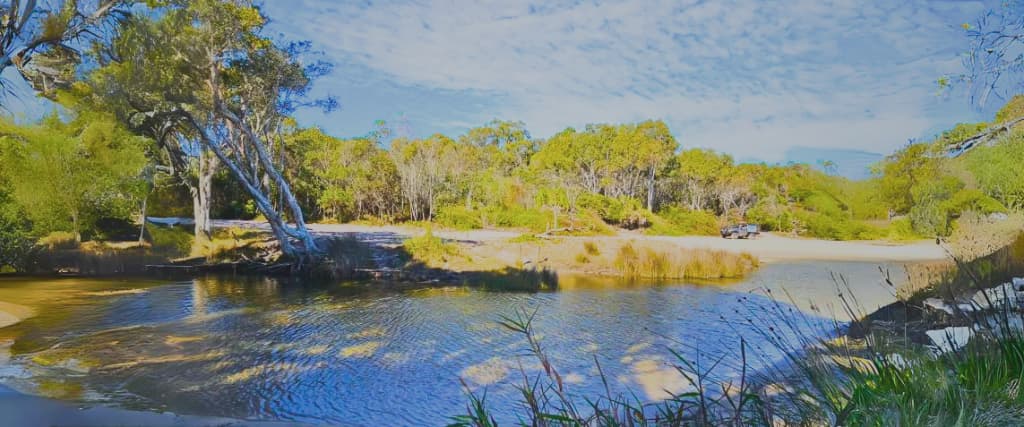 An overview of all the Queensland Parks & Wildlife Service camping zones on K’gari (formerly Fraser Island)