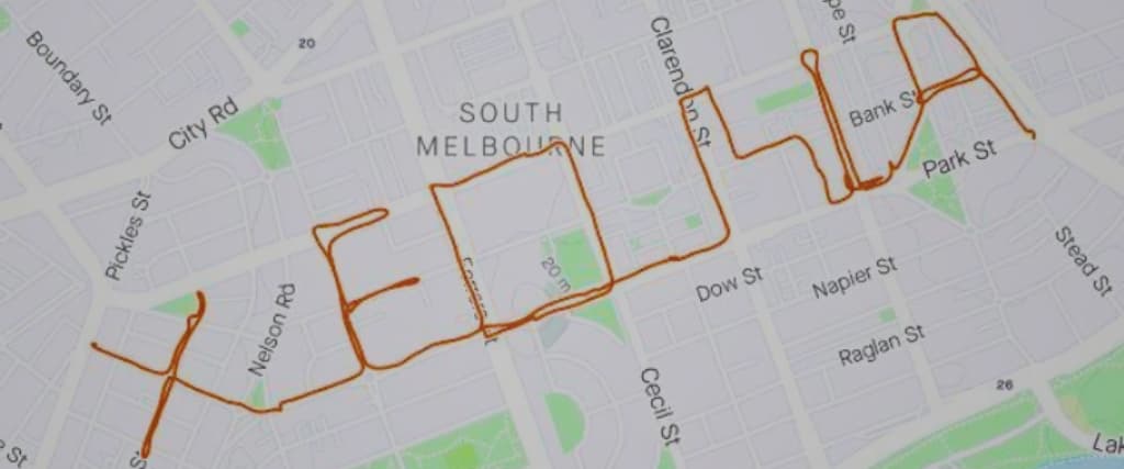 Meet the GPS Artists Running and Cycling One Creative Canvas at a Time