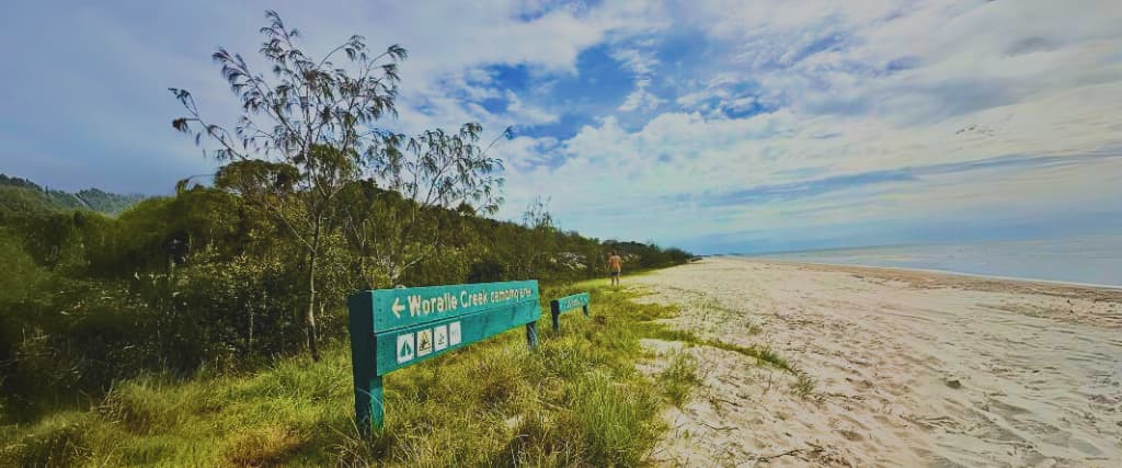 An overview of all the Queensland Parks & Wildlife Service camping zones on K’gari (formerly Fraser Island)