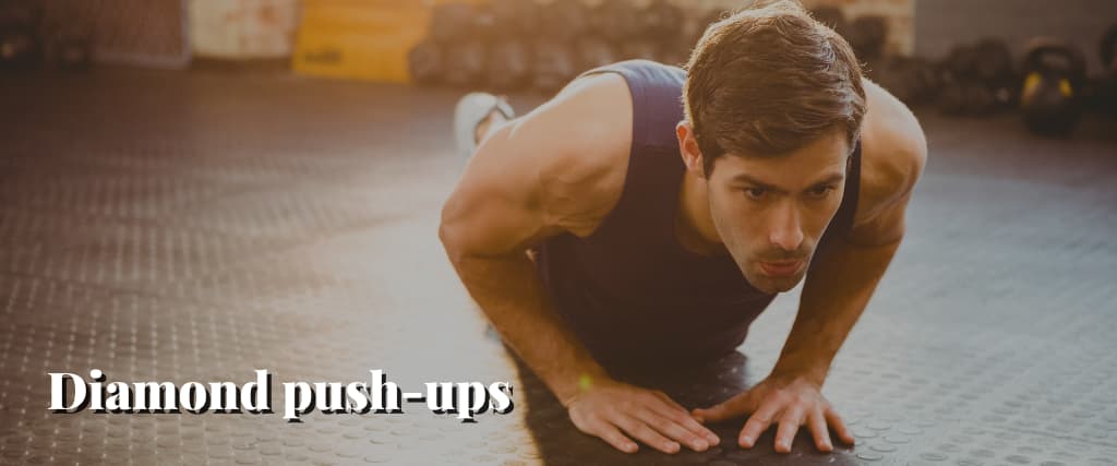 Diamond push-ups