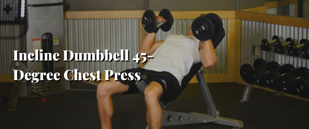 Incline Dumbbell 45-Degree Chest Press