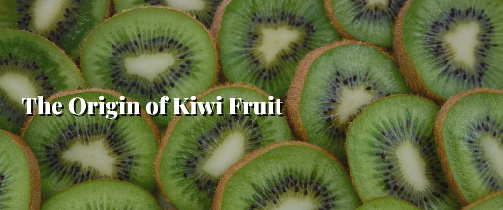 Surprising Origins Of the Kiwi Fruit