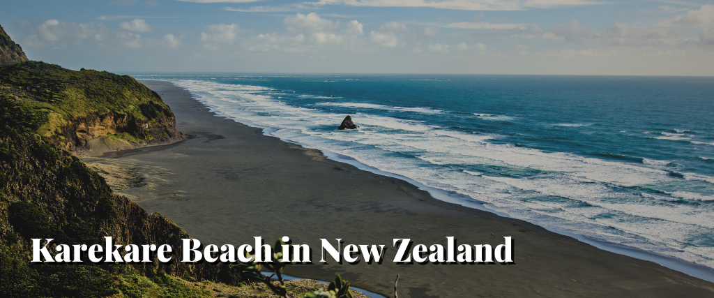 Karekare Beach in New Zealand