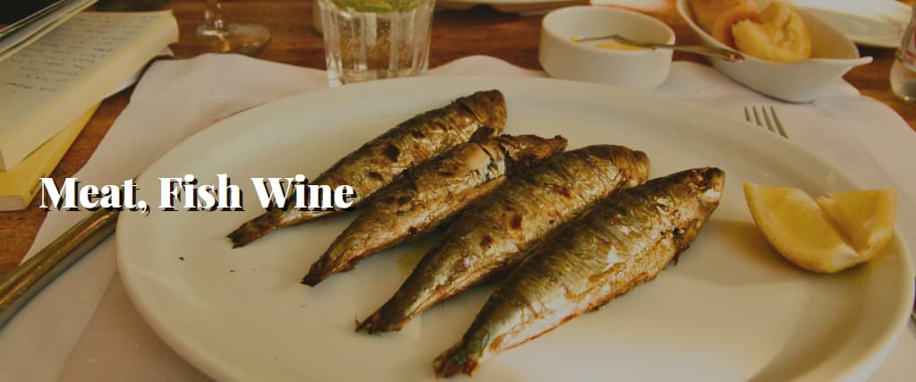 Meat, Fish Wine