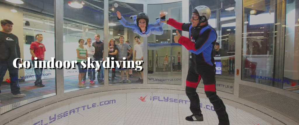 Go indoor skydiving