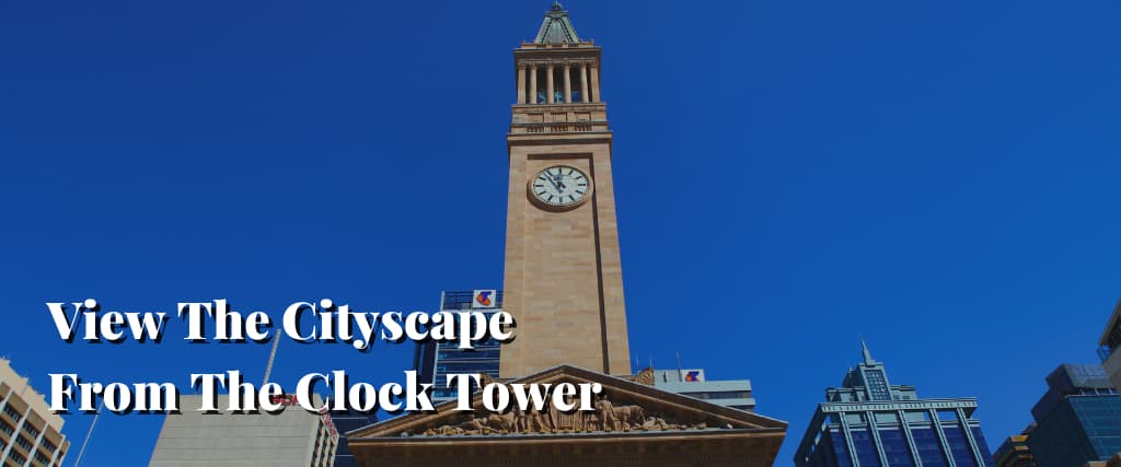 View The Cityscape From The Clock Tower