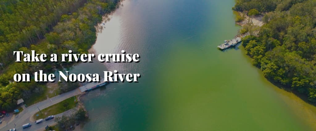 Take a river cruise on the Noosa River