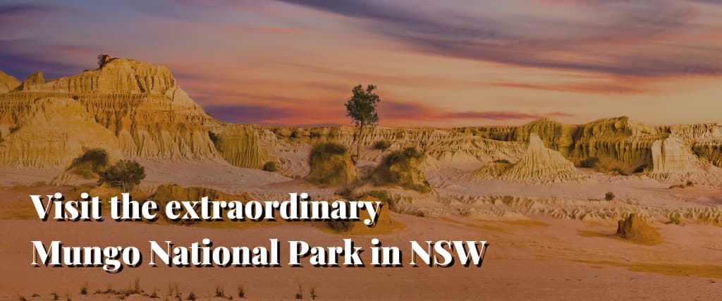 Visit the extraordinary Mungo National Park in NSW