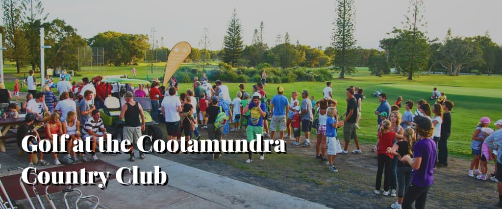 Golf at the Cootamundra Country Club